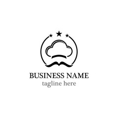 Chef logo template