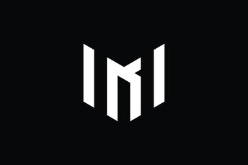 Creative Innovative Initial MK logo and KM logo. MK Letter Minimal luxury Monogram. KM Professional initial design. Premium Business typeface. Alphabet symbol and sign.