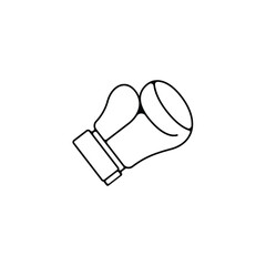 Boxing glove icon in trendy simple style isolated on white background. Symbol for your web site design, logo, app, UI. Vector illustration, EPS