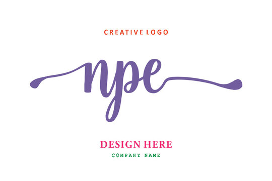 NPE lettering logo is simple, easy to understand and authoritative