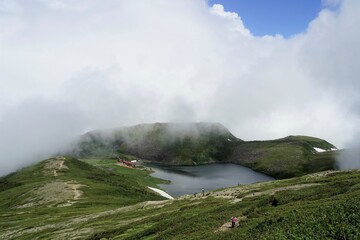 北アルプス登山、白馬大池
