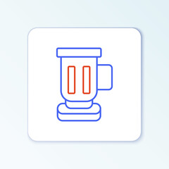 Line Medieval goblet icon isolated on white background. Colorful outline concept. Vector