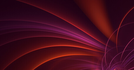 3D rendering abstract colorful fractal light background