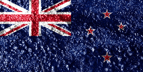 Closeup of grunge Australia flag