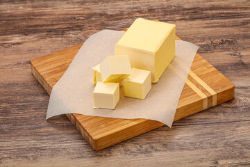 Dairy natural yellow butter piece