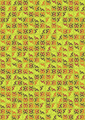 Abstract Geometric Pattern generative computational art illustration