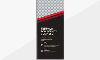 corporate Business DL flyer templates design.