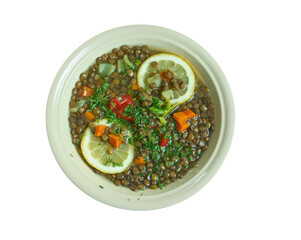 Lentil Soup with Lemon and Turmeric