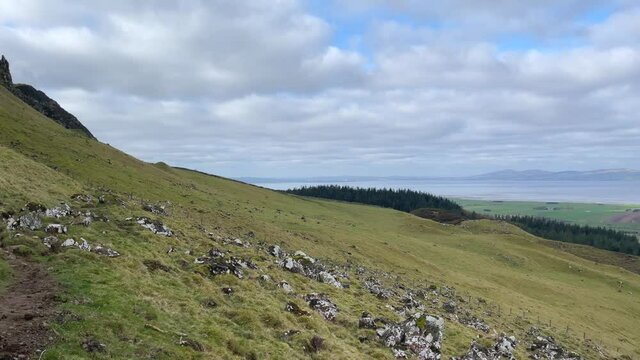 Panoramic video of Ireland landscape