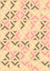 Abstract Geometric Pattern generative computational art illustration