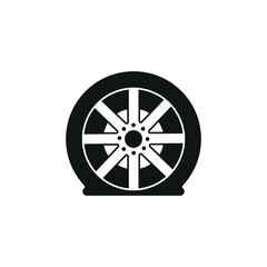 The flat tire icon