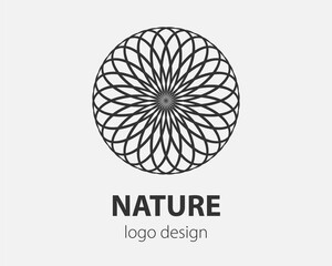Swirl logo design element. Vector logotype company.