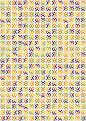 Abstract Geometric Pattern generative computational art illustration