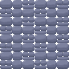 Seamless pattern with stones.