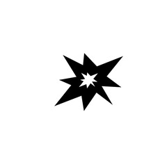 explosion icon on white background