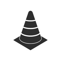 Traffic Cone icon isolate on white background