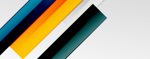 Multicolored lines background. Design template for business or technology presentations, internet posters or web brochure covers
