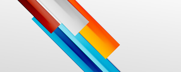 Color abstract lines trendy geometric background for business or technology presentation, internet poster or web brochure cover, wallpaper