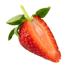 strawberry isolated on white background