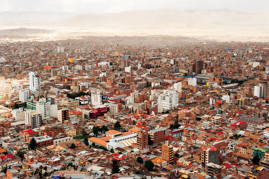 view of city Oruro, bolivia