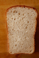 image of white bread background
