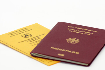 Reisepass der Bundesrepublik Deutschland und Impfung 