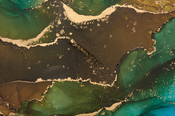 Alcohol ink art.Mixing liquid paints. Modern, abstract colorful background, wallpaper. Marble texture.Translucent colors