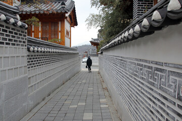 Eunpyeong Hanok Village, in Seoul, South Korea, Feb. 9, 2021