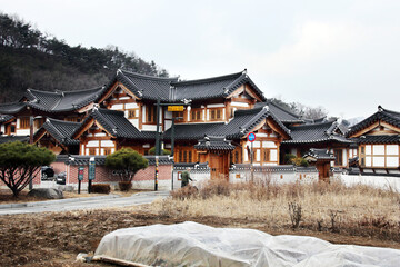 Eunpyeong Hanok Village, in Seoul, South Korea, Feb. 9, 2021