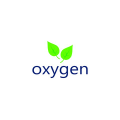 picture of two green leaves above the oxygen sentence