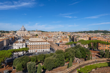 Fototapeta na wymiar Rome Cityscape In Italy