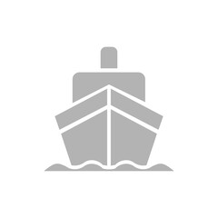 shipping icon on a white background, vector illustration