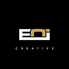 EOI Letter Initial Logo Design Template Vector Illustration