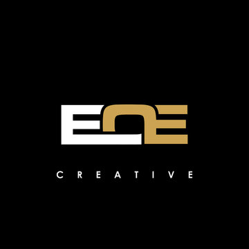 EOE Letter Initial Logo Design Template Vector Illustration