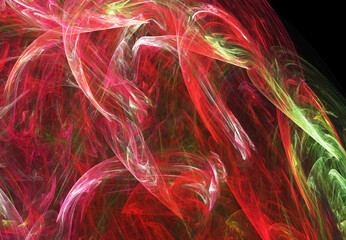 Obraz premium fractal on black
