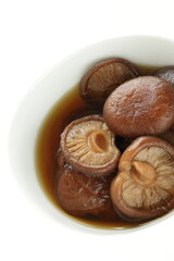 soaked Chinese drink Shiitake mushroom for prepared food ingredient