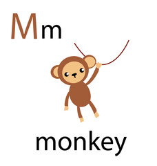 Cute and colorful alphabet letter with illustrations and words printable sheet. Printable flash card for kids education	