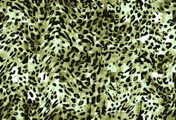 abstract seamless leopard print	

