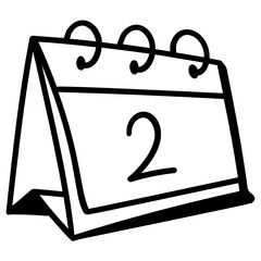 
An autism calendar hand drawn icon

