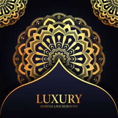 Luxury Mandala Islamic Background Design Template