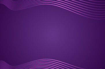 Abstract background with neon waves and empty space for text.