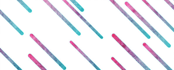 Blue and purple stripes abstract grunge geometric background. Vector banner design