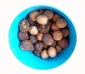 walnut isolated on white background