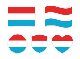 Flag luxembourg icon