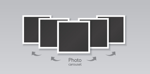 Photo frames carousel © PollyVa