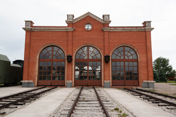 old building of the former train station