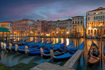 Canal Grande Venedig beleuchtet
