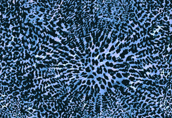 abstract seamless leopard print	
