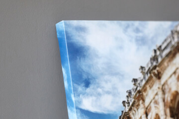 Canvas print stretched on frame with gallery wrap. Photography of Arena of Nimes