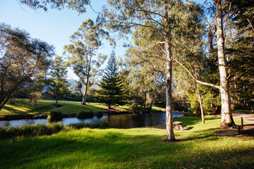 Obraz premium Yarra River View in Warburton Australia